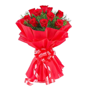 Bouquet of 10 Red Roses