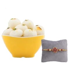 Rakhis With White Rasgullas