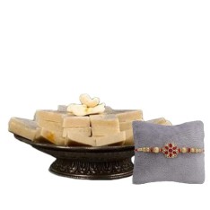 Rakhi with Half Kg Kaju Katli