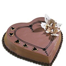 Chocolate Heart Shape Cake